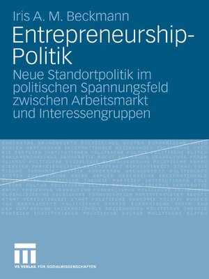 cover image of Entrepreneurship-Politik